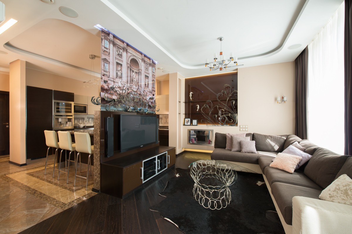 Фото интерьеров квартиры 120 кв.м. Авеню 77