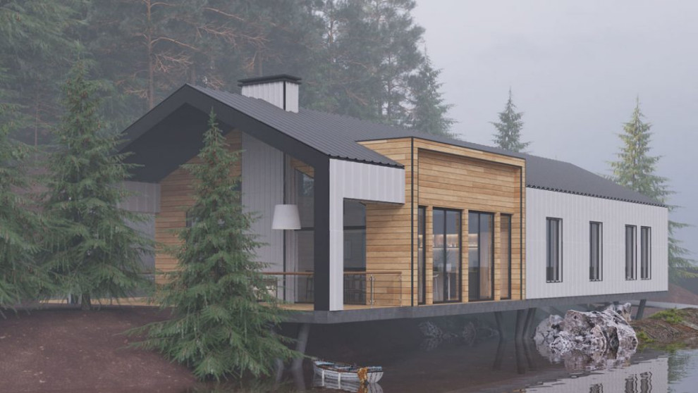 Проект дома в стиле Барн Хаус