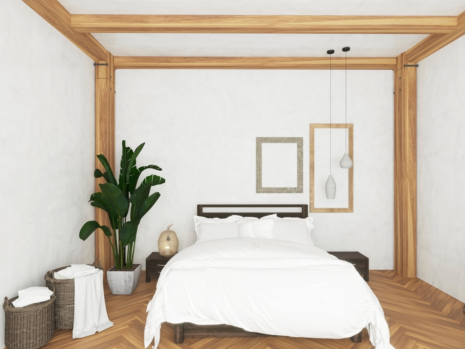 Спальня в эко-стиле