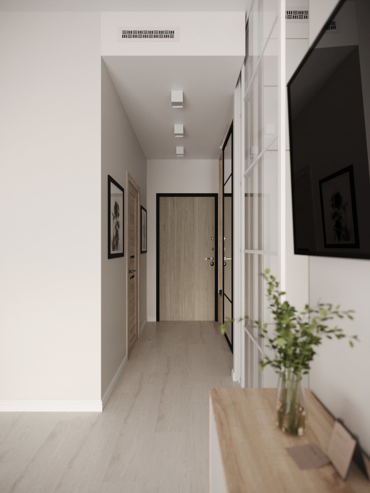 ЖК Невский (Москва) 1 к.кв. 31 кв.м.прихожая