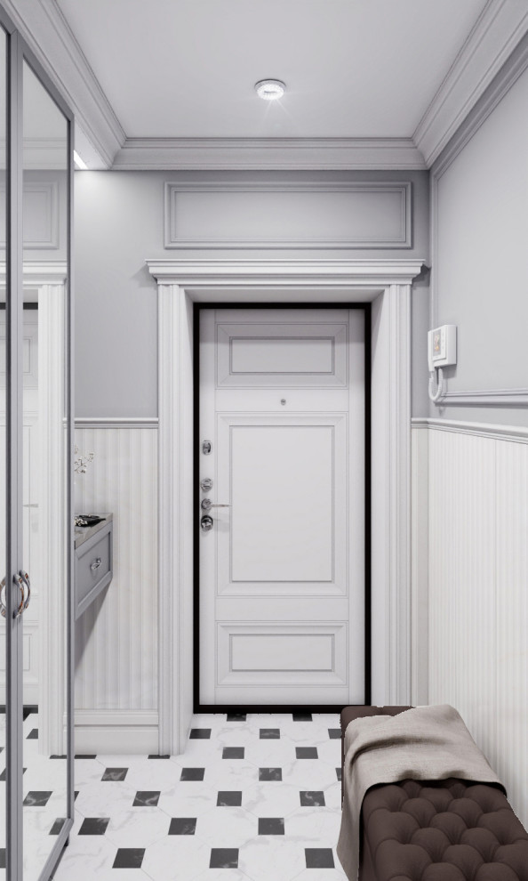 Проект квартиры в стиле современная классика