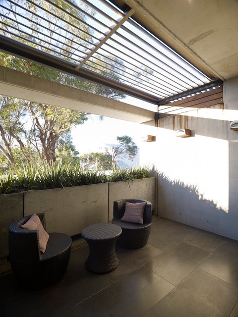 Wells St A, Redfern modern-balcony