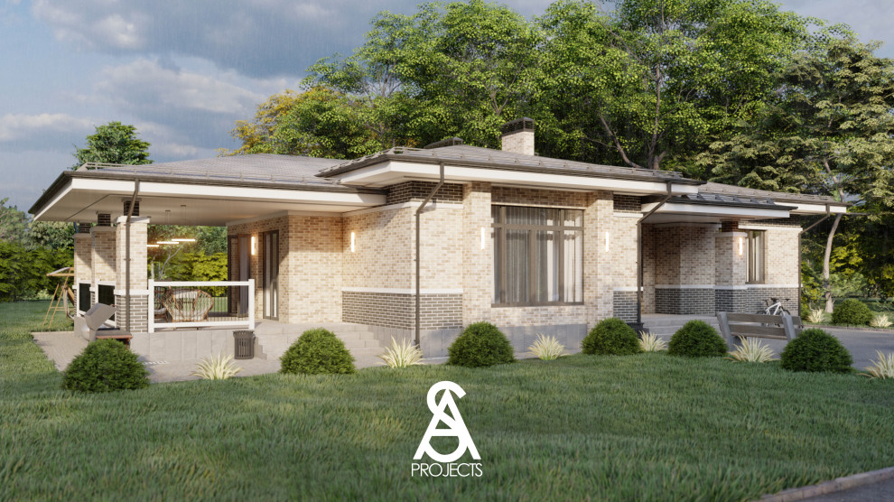 Дом одноэтажный 214кв.м.