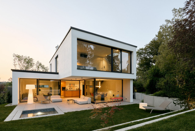 Einfamilienhaus S in Feldafing modern-exterior