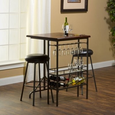 Hillsdale Bardstown Bar Table Set with 2 Stools