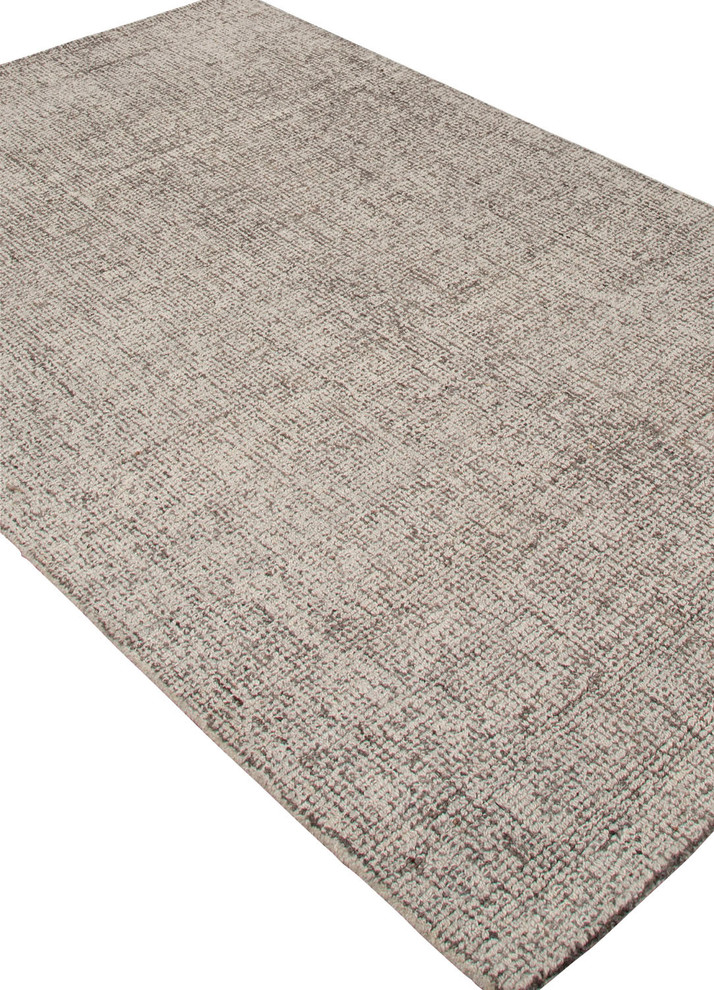 Hand-Tufted Durable Wool Ivory/Gray Area Rug (2 x 3)