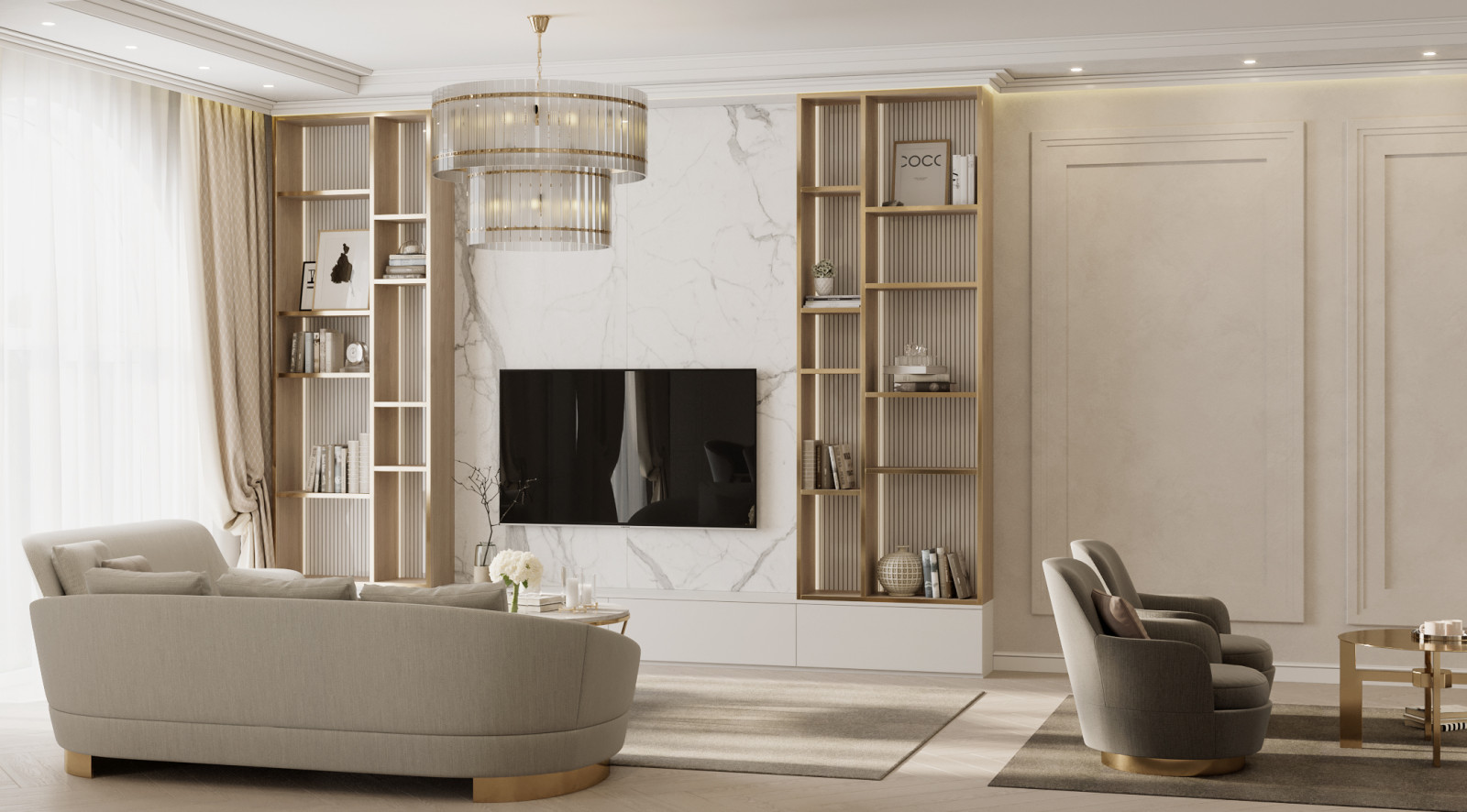 ПРОЕКТ КВАРТИРЫ В ЖК "ГАЙД ПАРК"