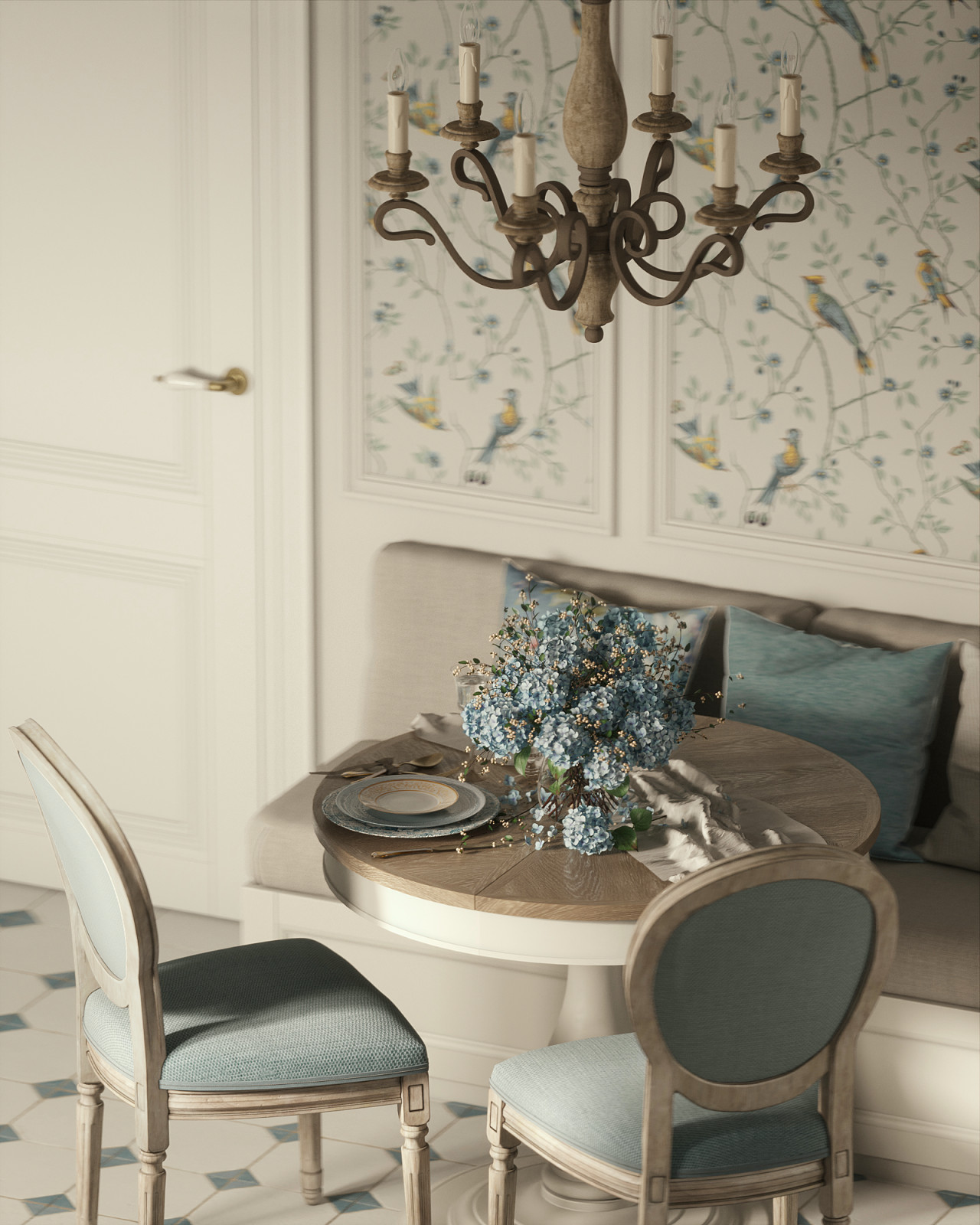 Дом в стиле прованс г. Бирюч (80 кв.м.)