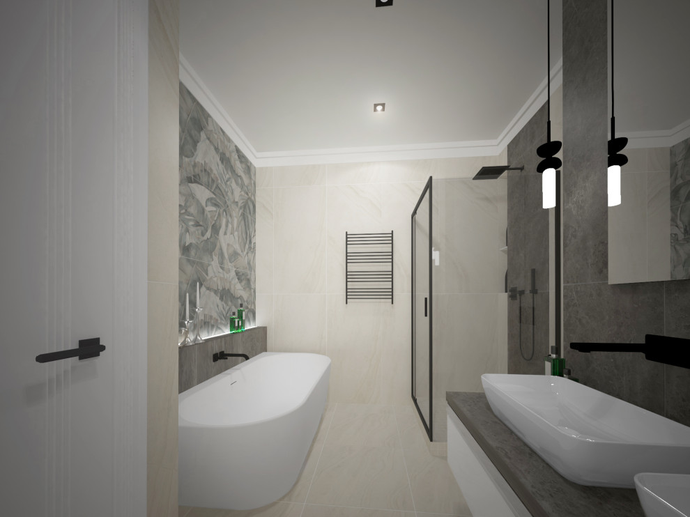 Квартира в современном стиле. ЖК "Остров"