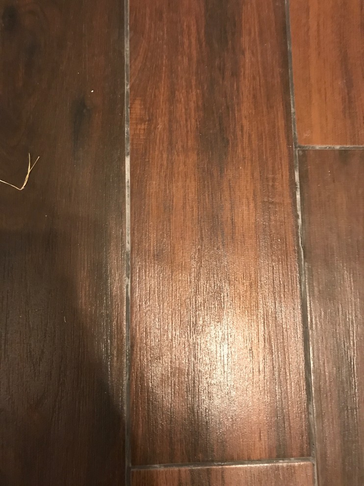 Black Grout turned White