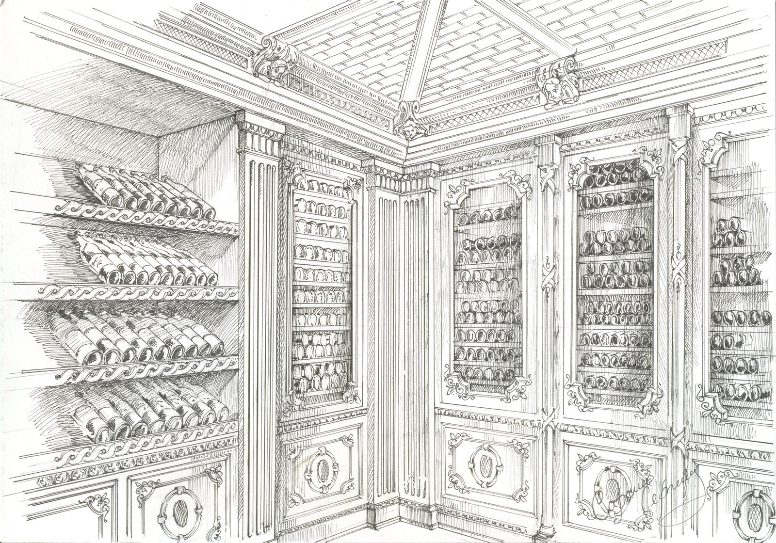 Акварельные эскизы. Загородный дом в Екатеринбурге.