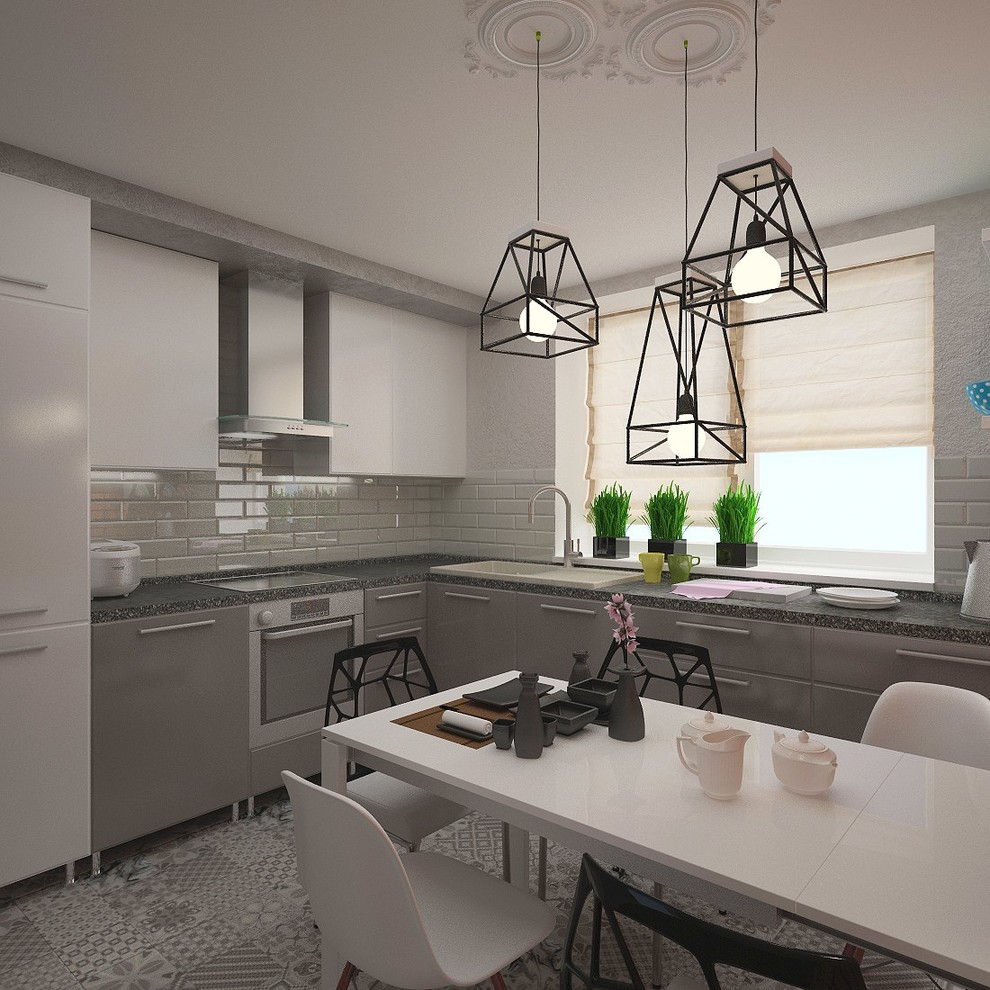 Квартира для семьи с 3 детьми в стиле лофт