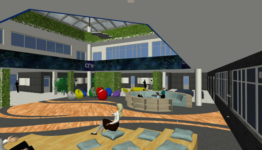 Вестибюль Сочинского университета в Центральном районе г. Сочи