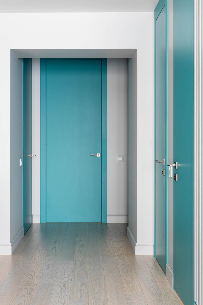 Квартира в синих тонах