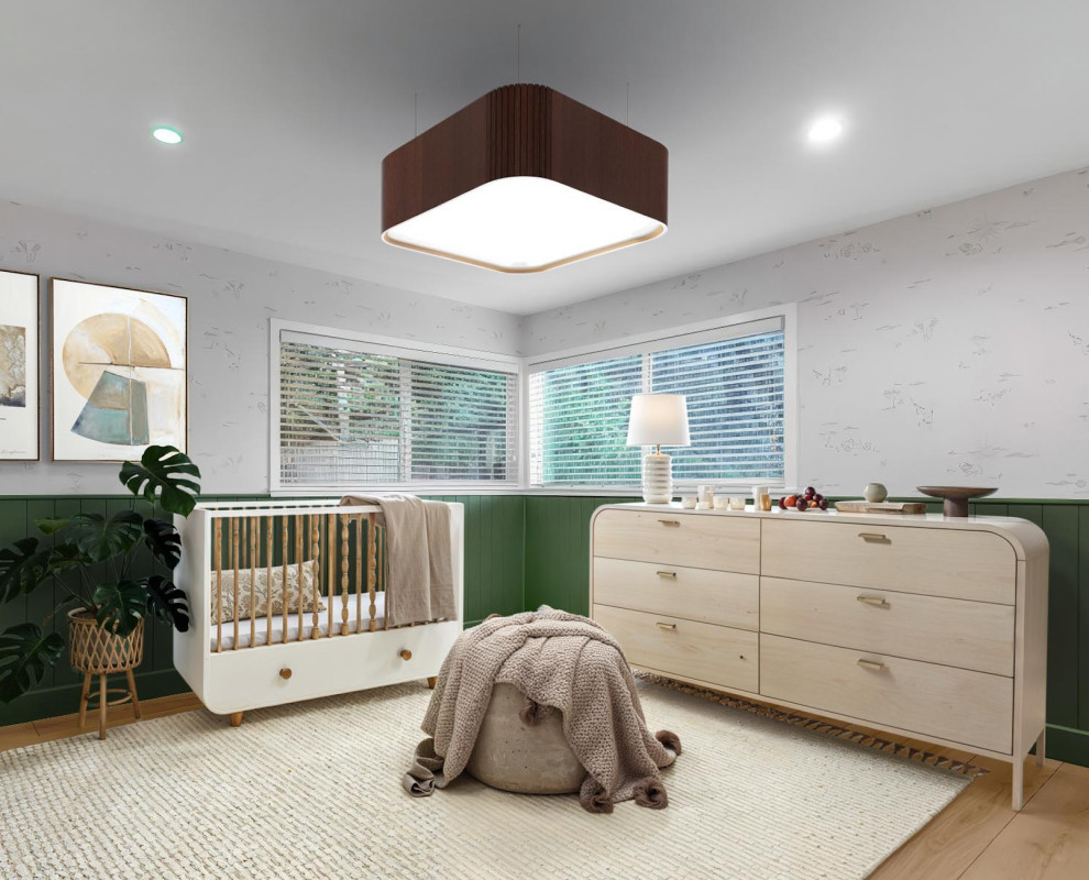 A Modern Nursery Retreat: Warm & Calming