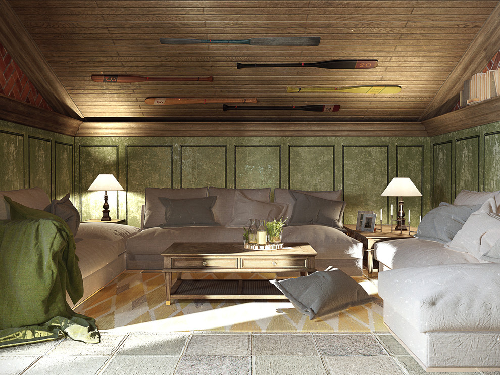 Загородный дом с печкой