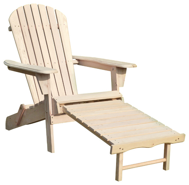 Adirondack Chair Kit With Pullout Ottoman Transitional Adirondack Chair Kit With Pullout Ottoman Transitional Chairs By Merry S