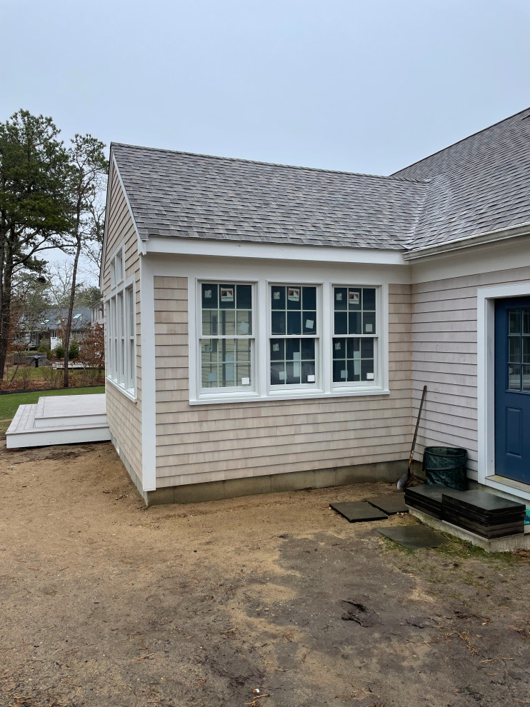 harwich 4 seasons room addition with deck
