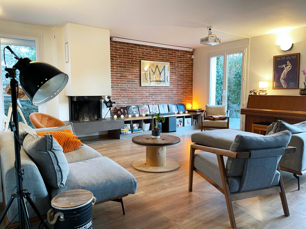 Salon meublé et décoré