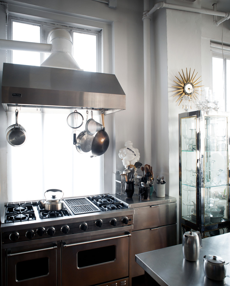 This is an example of an industrial kitchen in New York.