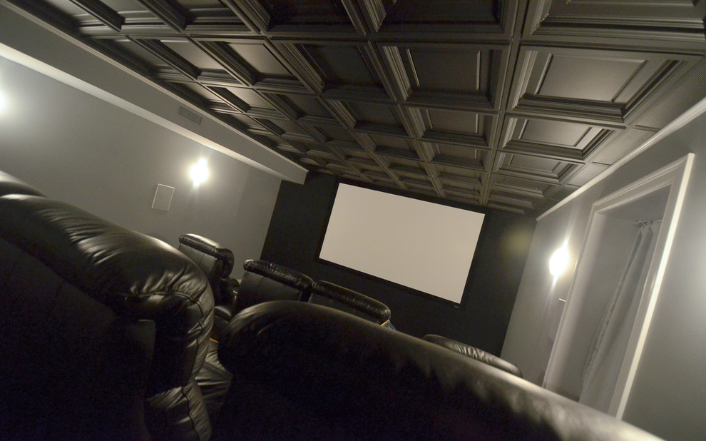 Westminster Ceiling Tiles Home Theatre By Ceilume