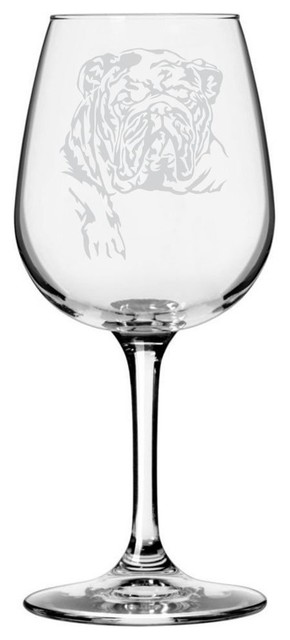 bulldog wine glasses