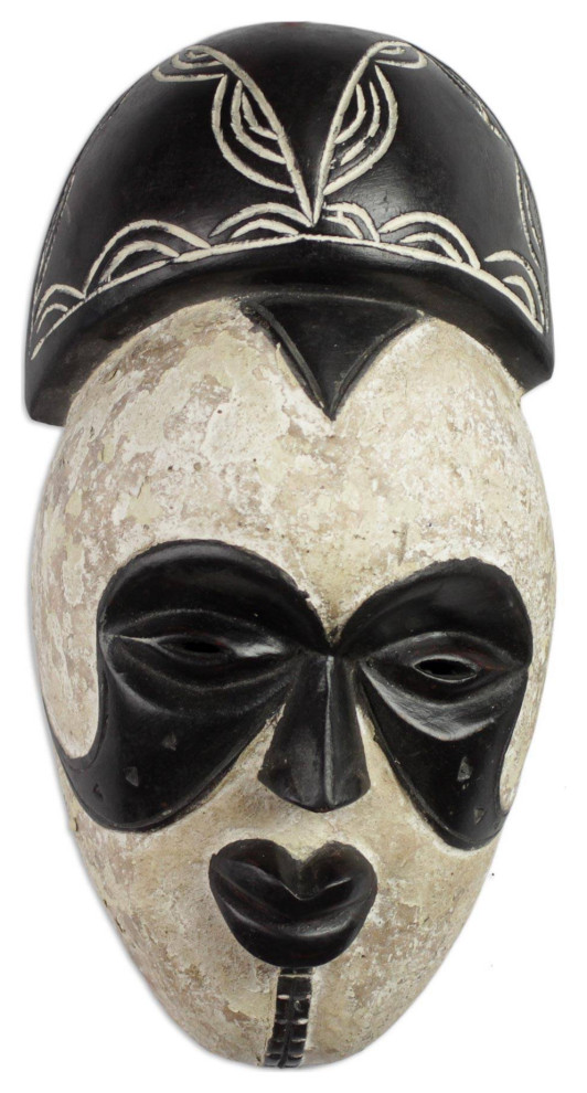 NOVICA Igbo And African Wood Mask