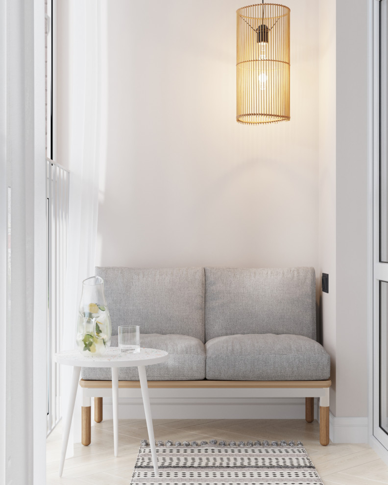 Дизайн-проект квартиры, площадью 59,25 м2, мкр Северный, жк Риф