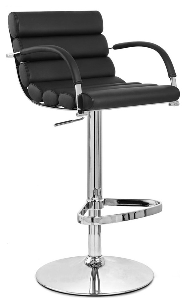 Ego Swivel Barstool With Chrome Base Contemporary Bar Stools And