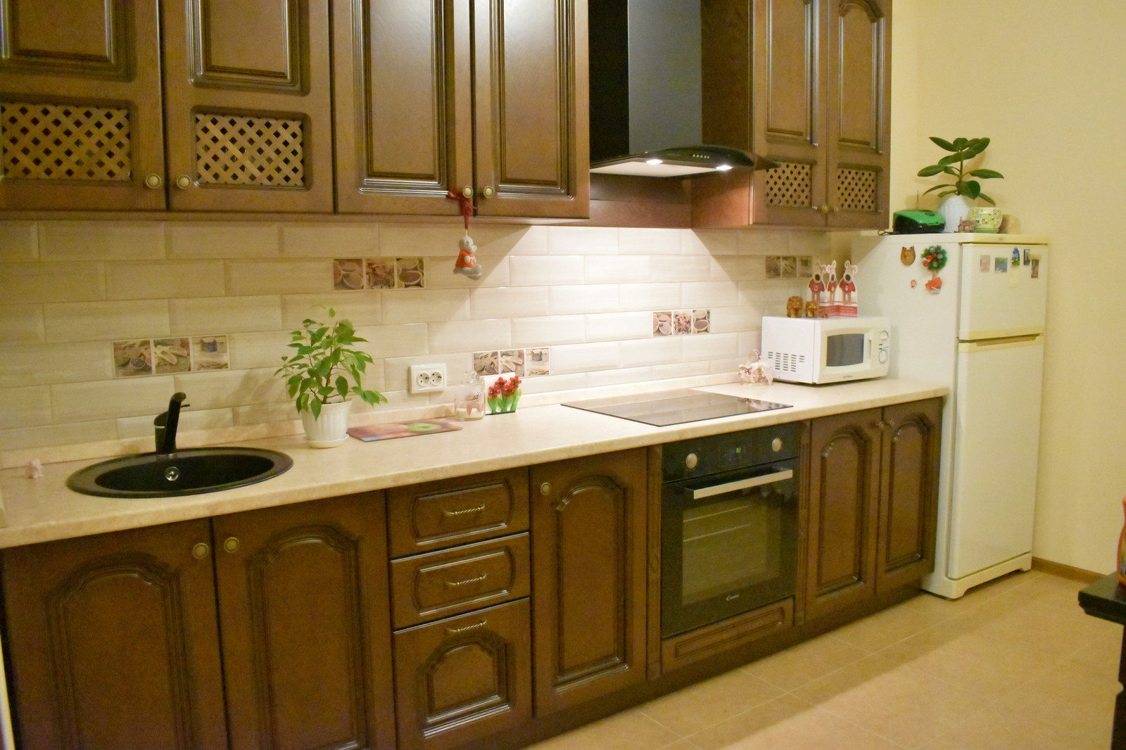 Кухня из массива дуба "Альфа" классика