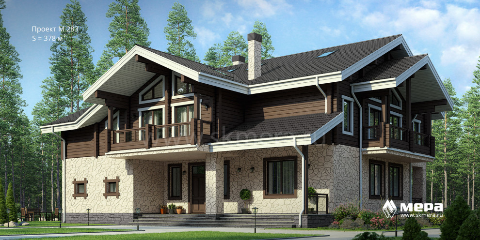 Проекты современных домов-шале