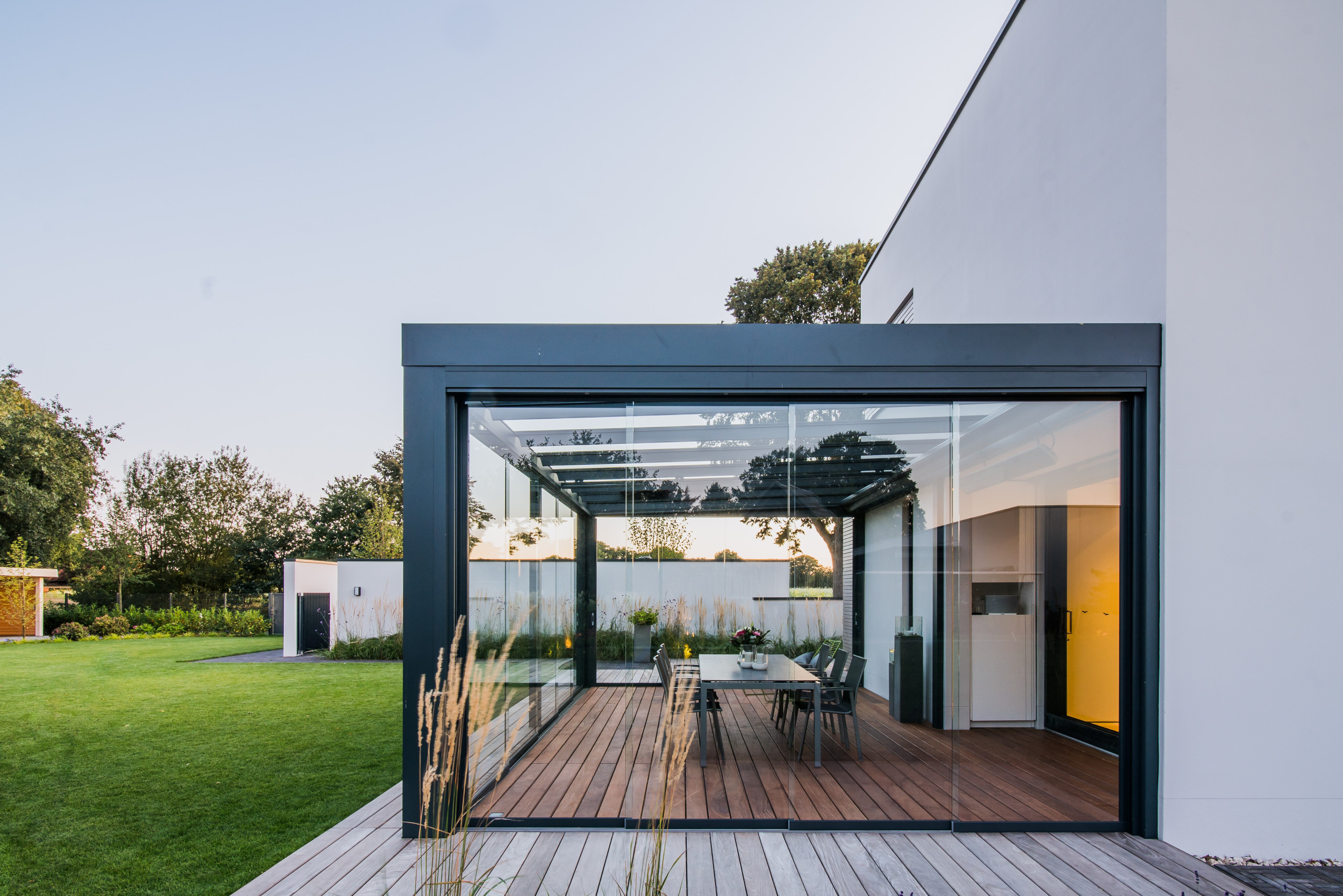 Solarlux Glashaus - Modern - Deck - Other - by Solarlux GmbH | Houzz