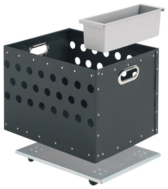 Pelle Rectangular Bin Contemporary Bins by Materia