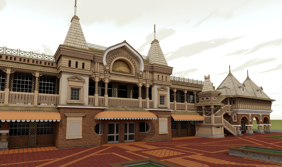 Проект Реконструкции игрового павильона ЦПКиО. Начало. 2016 год.