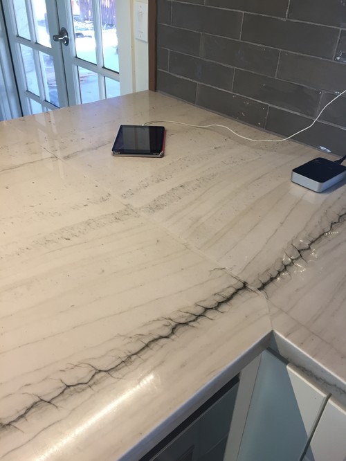 Quartzite bad seam install?