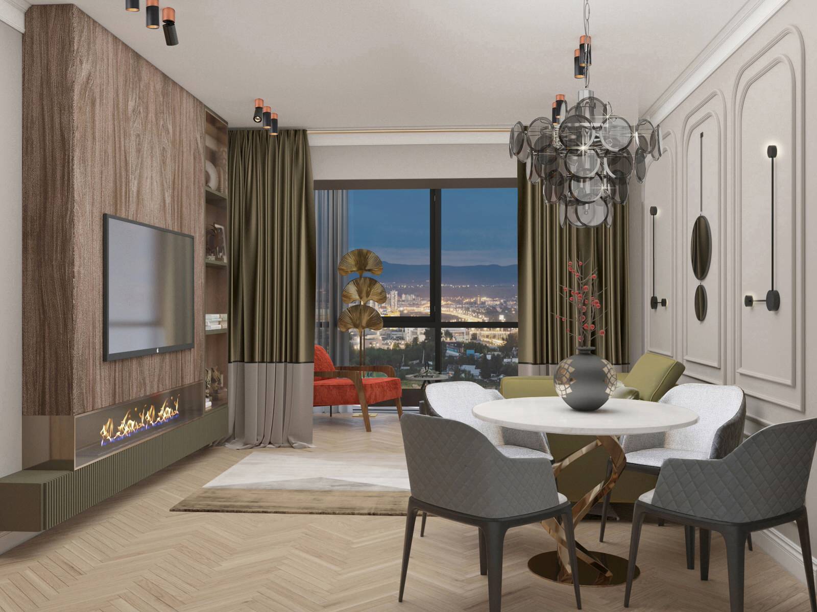 Яркое решение для квартиры в ЖК SCANDIS OZERO