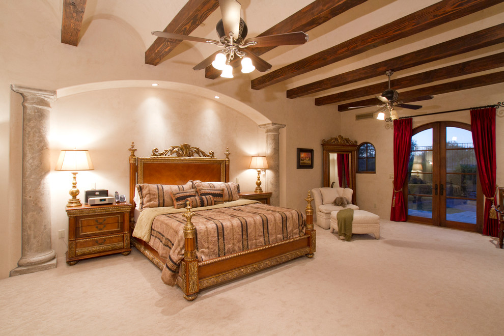 Mediterranean bedroom in Phoenix.