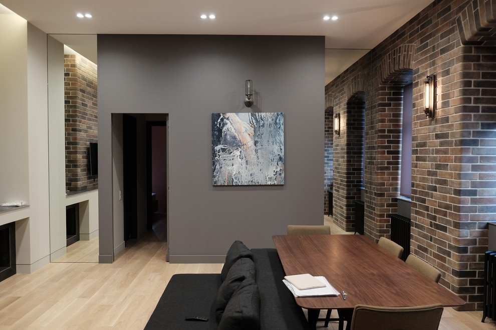 Абстрактные картины в проекте архитекторов Свеженцевых