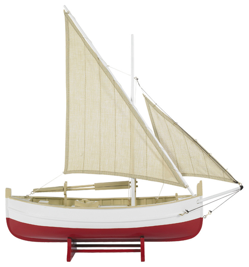Authentic Models AS088 Biscay Fishing Boat, Red