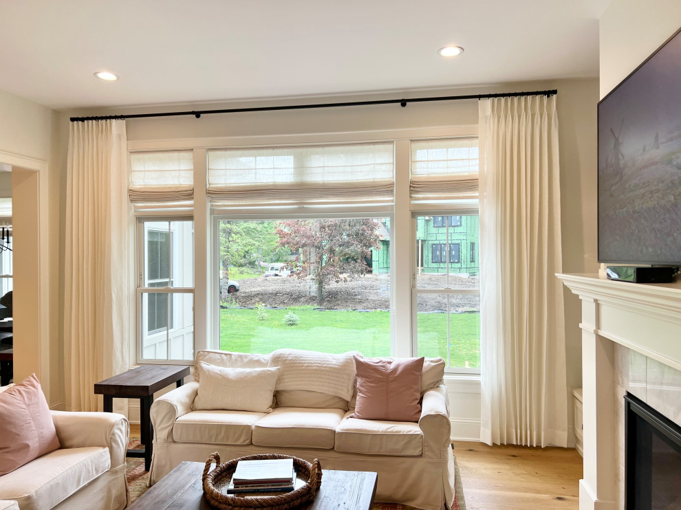 Double French Pleated Draperies