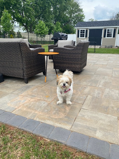 EP Henry- Patio- Tuscon pavers with Charcoal border