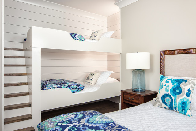 West Indies Custom Home beach-style-bedroom