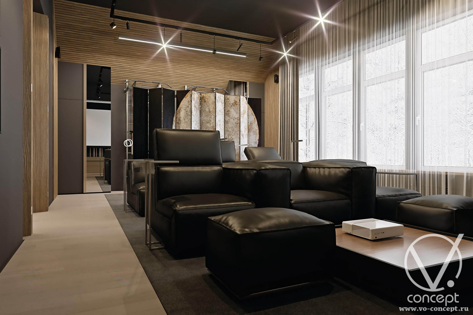 Реконструкция интерьеров дома в подмосковье. 350 м.кв.