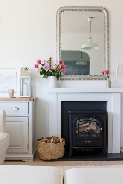 Living Room and Dining Room Makeover landstil-dagligstue