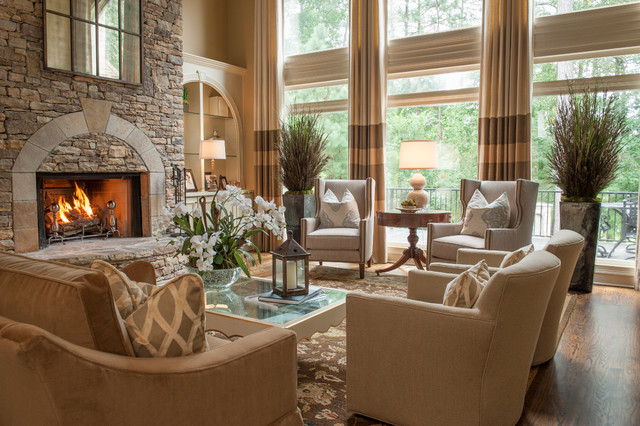 Alpharetta Ga Residence Traditional Living Room Atlanta