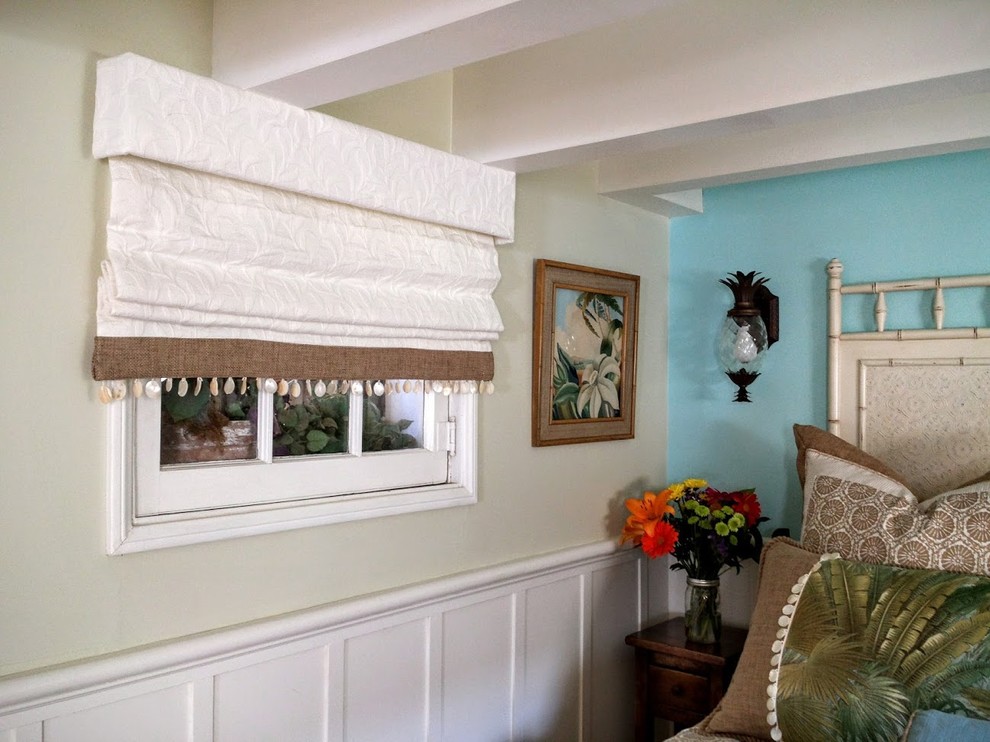 Casual roman shade - Beach Style - Bedroom - Orange County ...