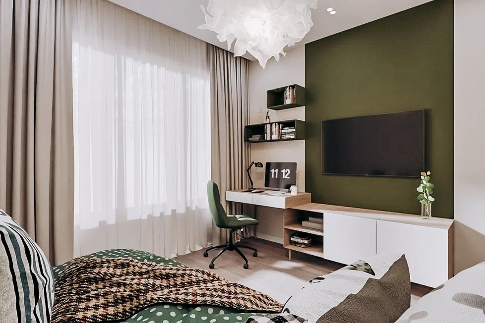 Планировка 3-х комнатной квартиры в современном стиле