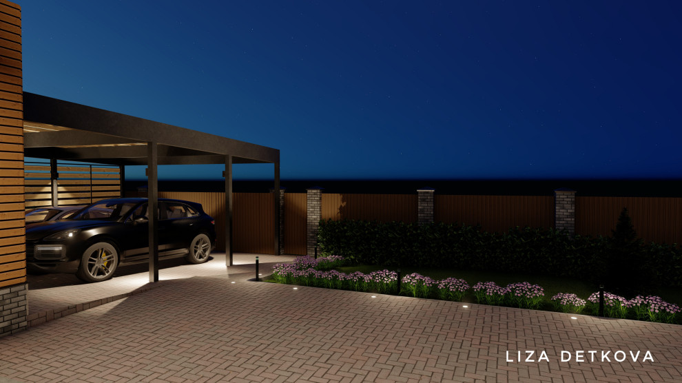 Усадьба: дом, баня, ландшафтный дизайн