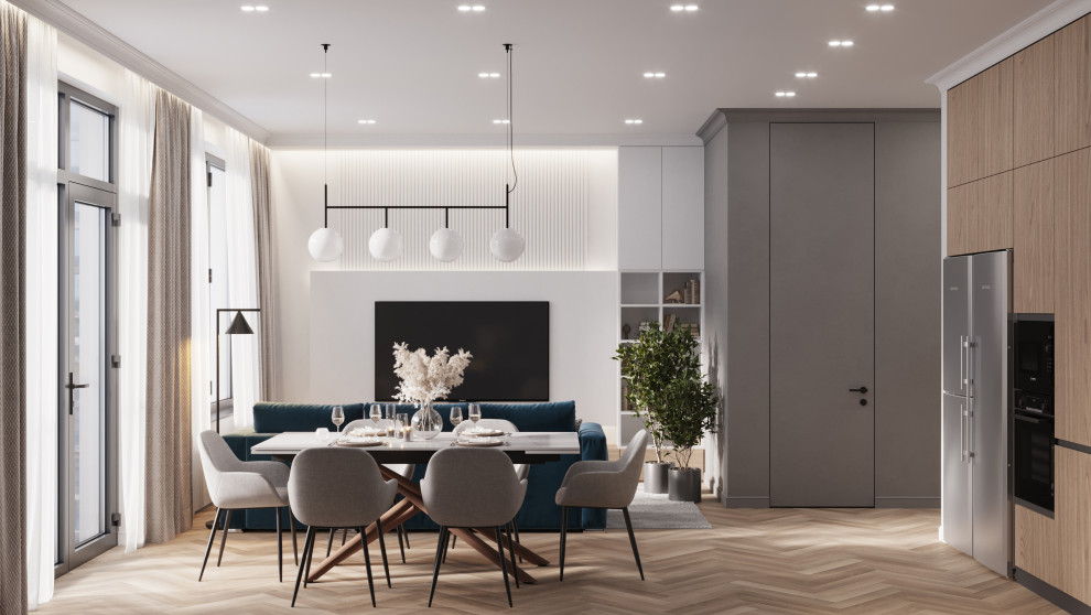 Дизайн-проект квартиры в ЖК «River Park» 100 кв.м