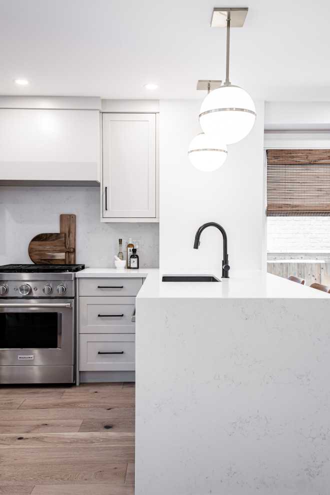 Danish kitchen photo in Toronto